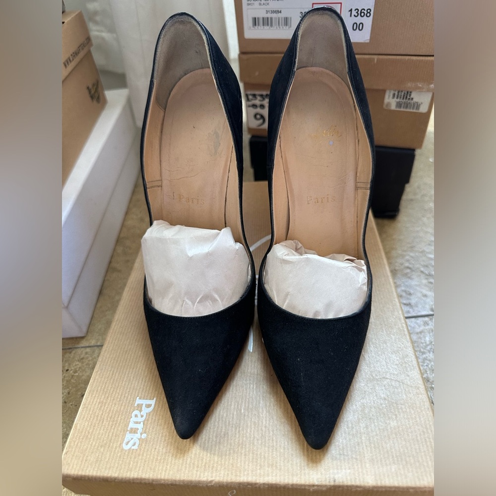 Christian Louboutin So Kate 120 (Suede)